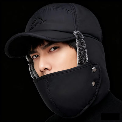 2025 Winter Warm Thickened Artificial Fur Baseball Hat Men'S and Women'S Cycling Skiing Extreme Cold Hat Fishing Hat Outdoor