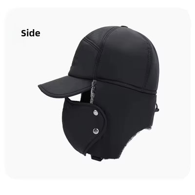2025 Winter Warm Thickened Artificial Fur Baseball Hat Men'S and Women'S Cycling Skiing Extreme Cold Hat Fishing Hat Outdoor